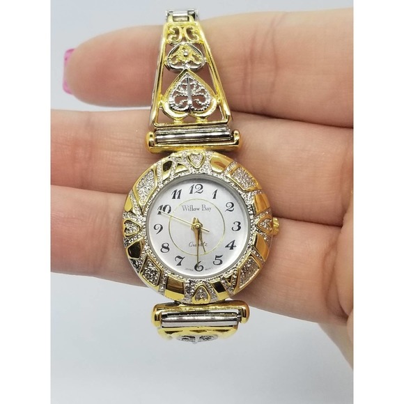 Willow Bay Women Gold Silver 938qb Watch main image 6